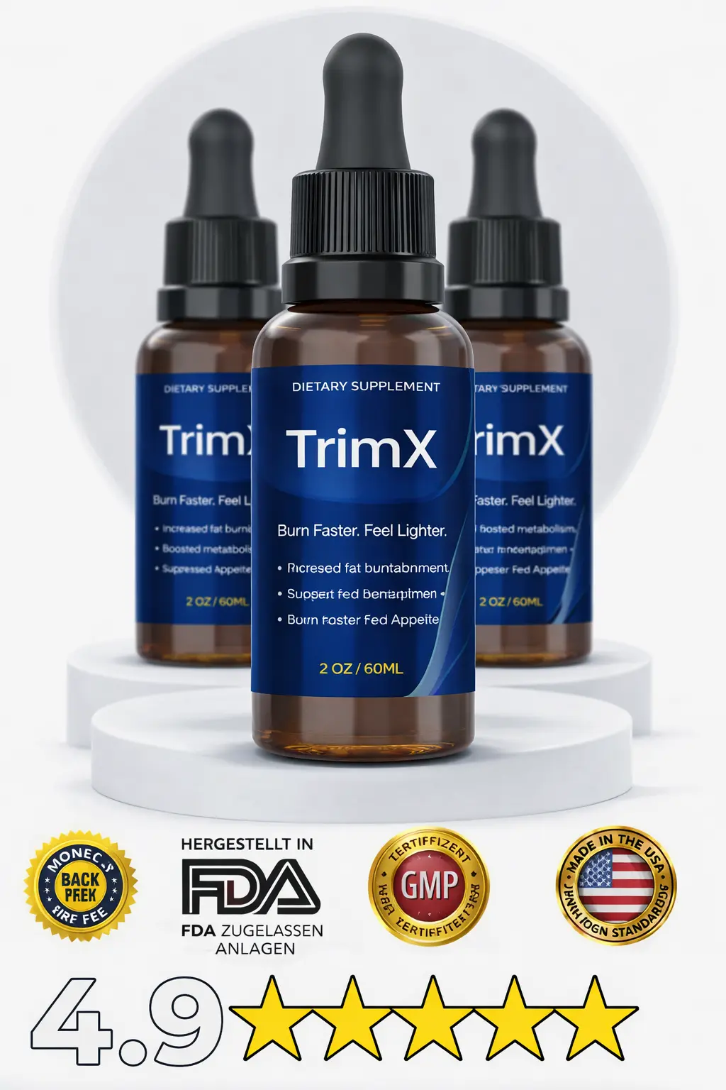 TrimX Drops Bottle